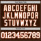 Custom Brown White-Orange Authentic Basketball Jersey