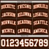 Custom Brown White-Orange Authentic Basketball Jersey
