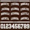 Custom Brown White Authentic Basketball Jersey