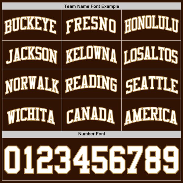 Custom Brown White-Old Gold Authentic Basketball Jersey