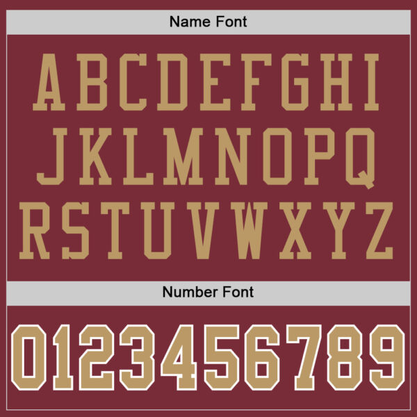 Custom Burgundy Old Gold-White Mesh Authentic Throwback Football Jersey