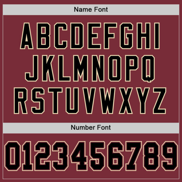 Custom Burgundy Black-Cream Mesh Authentic Football Jersey