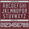 Custom Burgundy Gray-White Performance T-Shirt