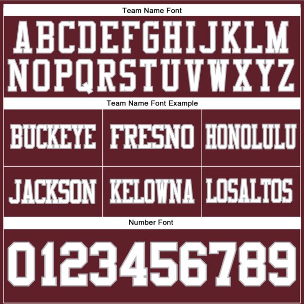 Custom Burgundy White-Gray Authentic Football Jersey