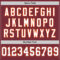 Burgundy0137-3 Custom Burgundy White-Orange Mesh Authentic Throwback Football Jersey