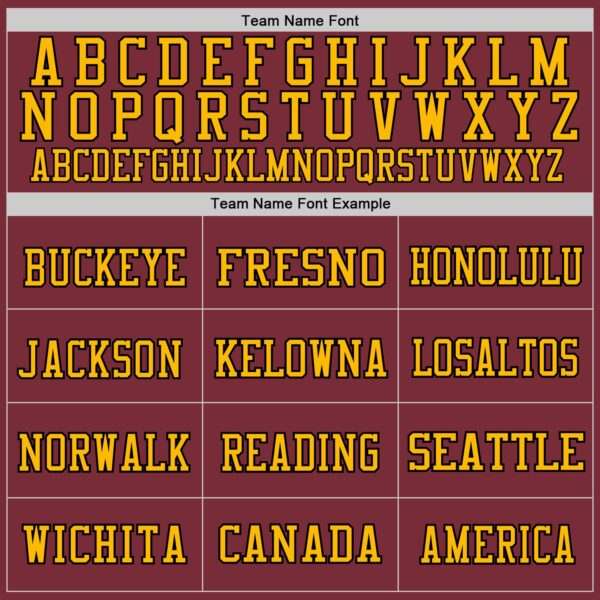 Burgundy0140-2 Custom Burgundy Black-Gold Mesh Authentic Throwback Football Jersey