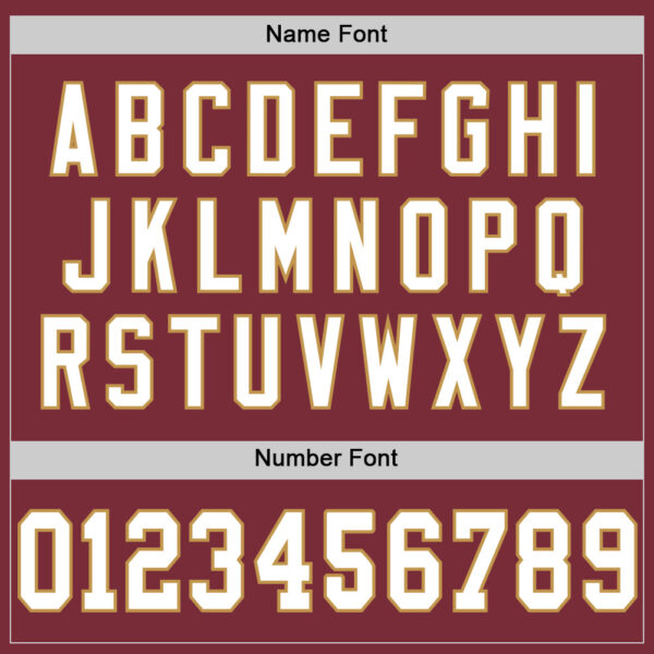 Custom Burgundy White-Old Gold Mesh Authentic Throwback Football Jersey