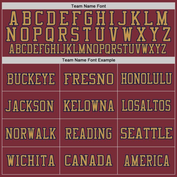 Custom Burgundy Navy-Old Gold Mesh Authentic Throwback Football Jersey