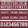 Custom Burgundy White Authentic Football Jersey
