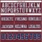 Custom Burgundy Navy-White Authentic Football Jersey