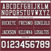 Custom Burgundy White-Black Authentic Football Jersey