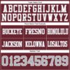 Custom Burgundy Gray-White Authentic Football Jersey