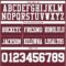 Burgundy0198-3 Custom Burgundy White-Gray Authentic Football Jersey