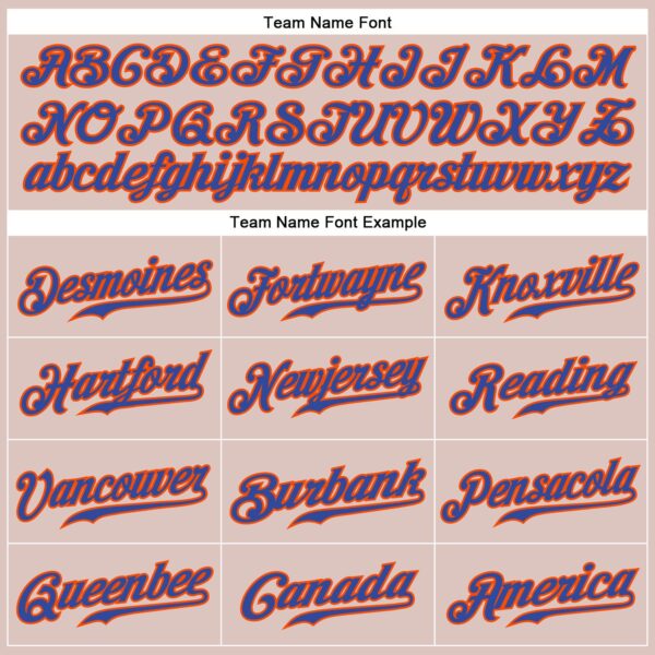 Custom Camo Royal-Orange Authentic Salute To Service Baseball Jersey