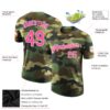 Custom Camo Pink-White Performance Salute To Service T-Shirt