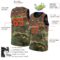 Custom Camo Orange-Royal Authentic Salute To Service Basketball Jersey