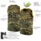 Custom Camo Navy-Gold Authentic Salute To Service Basketball Jersey