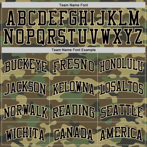 Custom Camo Black-Cream Authentic Salute To Service Basketball Jersey