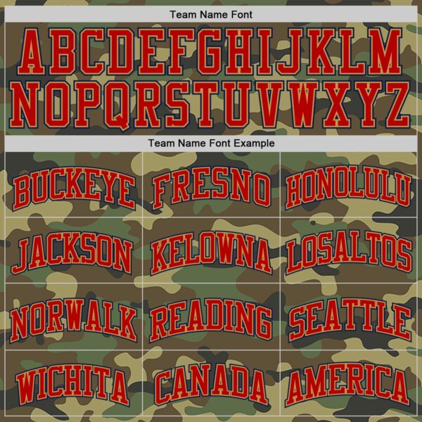 Custom Camo Navy Old Gold-Red Authentic Salute To Service Basketball Jersey