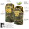 Custom Camo Gold-White Authentic Salute To Service Basketball Jersey