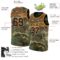 Custom Camo Navy Gold-Orange Authentic Salute To Service Basketball Jersey