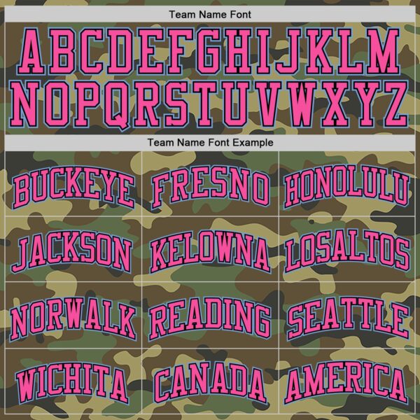 Custom Camo Light Blue Black-Pink Authentic Salute To Service Basketball Jersey