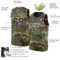 Custom Camo Black-White Authentic Salute To Service Basketball Jersey