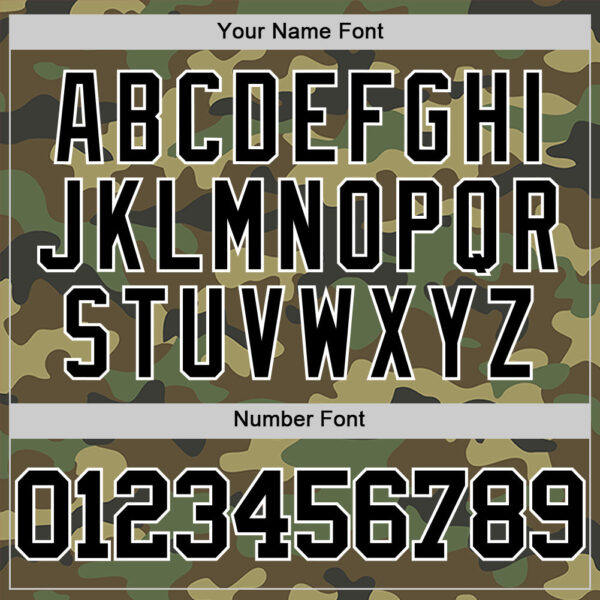 Custom Camo Black-White Authentic Salute To Service Basketball Jersey