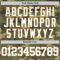 Custom Camo White-Old Gold Authentic Salute To Service Basketball Jersey