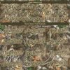 Custom Camo Olive-Cream 3D Woodland Camo Authentic Salute To Service Baseball Jersey