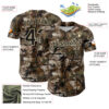 Custom Camo Black-Cream 3D Woodland Camo Authentic Salute To Service Baseball Jersey