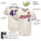 Custom Cream Royal-Red Authentic Baseball Jersey