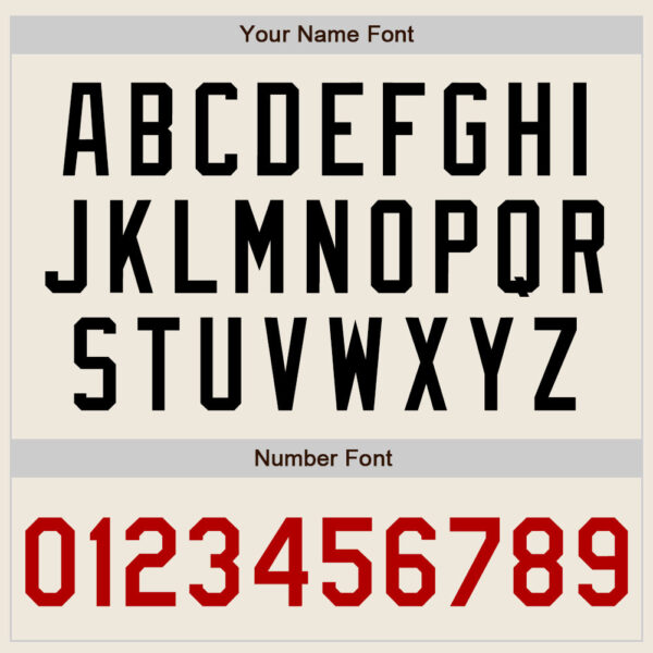 Custom Cream Red-Black Authentic Baseball Jersey