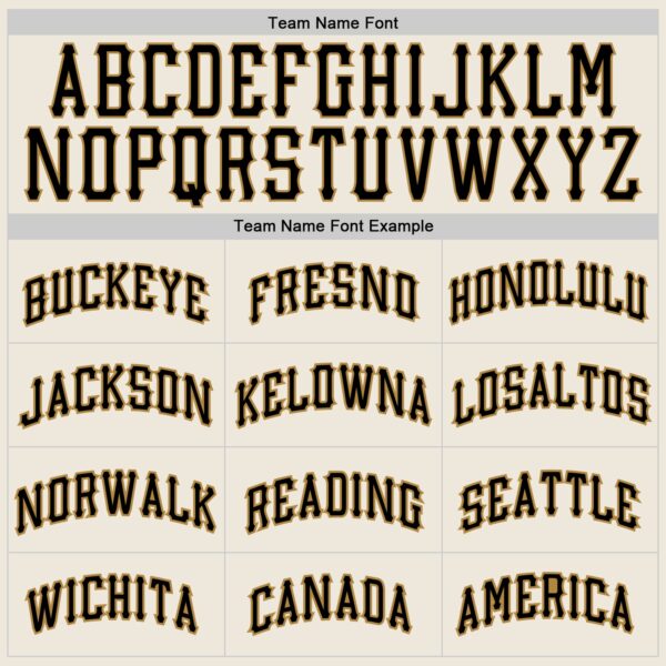 Custom Cream Black-Old Gold Authentic Baseball Jersey