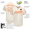 Custom Cream Cream-Orange Authentic Baseball Jersey