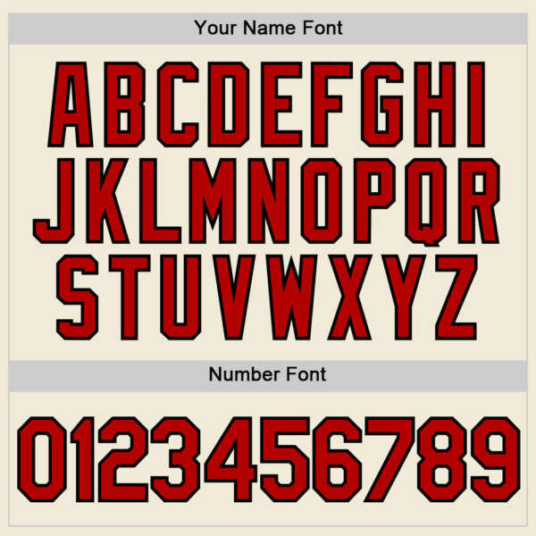 Custom Cream Red-Black Performance T-Shirt