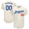 Custom Cream Royal-Red Authentic Baseball Jersey