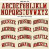 Custom Cream Kelly Green-Red Authentic Throwback Basketball Jersey