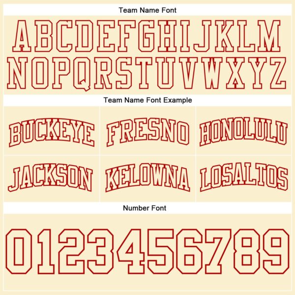 Custom Cream Cream-Red Authentic Throwback Basketball Shorts