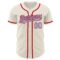 Custom Cream Light Blue-Red Authentic Baseball Jersey