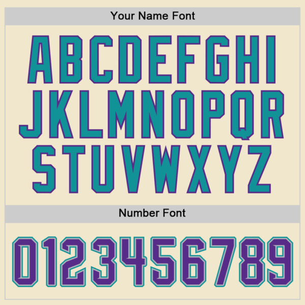 Custom Cream Purple Gray Teal-Old Gold Mesh Authentic Throwback Baseball Jersey