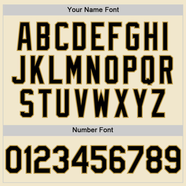 Custom Cream Black-Old Gold Mesh Authentic Throwback Baseball Jersey