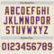 Custom Cream (Purple Gold Pinstripe) Purple-Gold Authentic Baseball Jersey