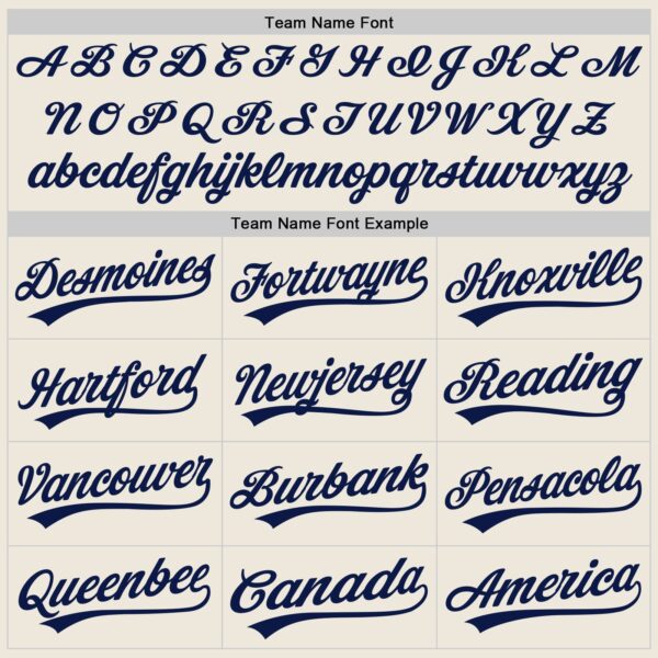 Custom Cream Navy-Red Authentic Baseball Jersey