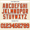 Custom Cream Orange-Royal Mesh Authentic Throwback Baseball Jersey