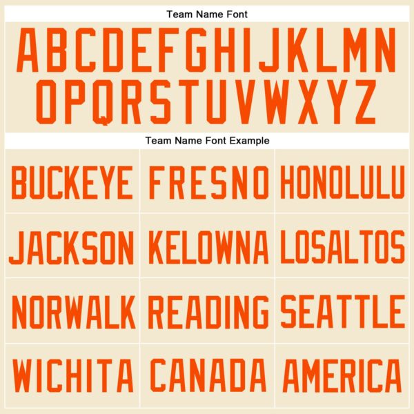 Custom Cream Orange Mesh Authentic Throwback Baseball Jersey