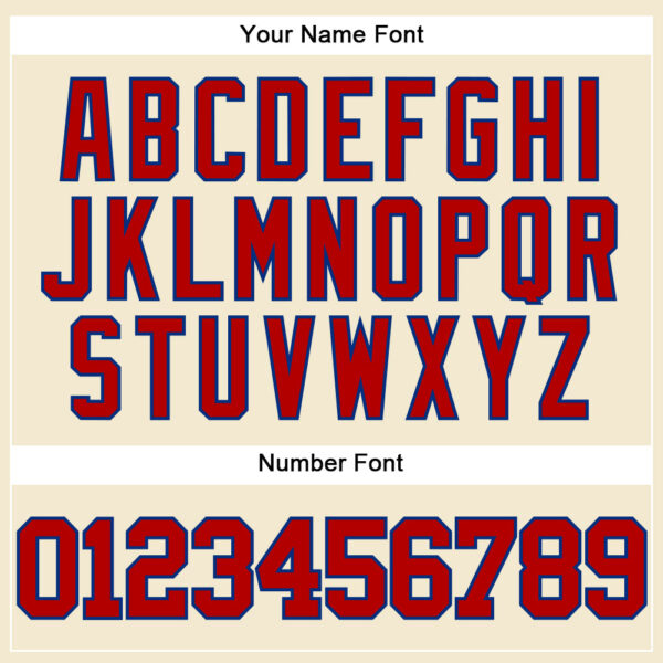 Custom Cream Red-Royal Mesh Authentic Throwback Baseball Jersey