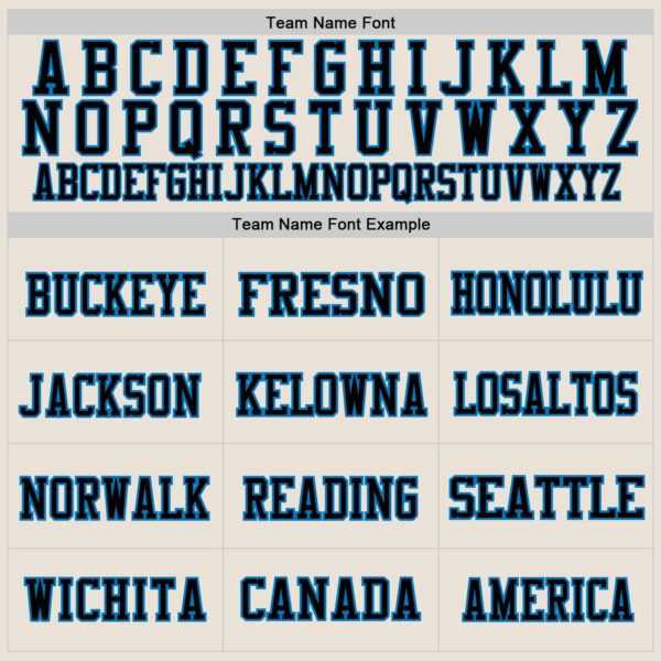 Custom Cream Black-Blue Mesh Authentic Throwback Football Jersey