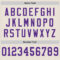 Cream0866-3 Custom Cream Purple-White Mesh Authentic Throwback Football Jersey