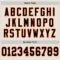 Cream0899-3 Custom Cream Black-Orange Mesh Authentic Throwback Football Jersey